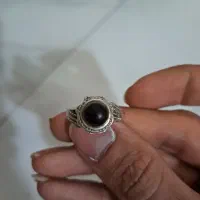 انگشتر دست دلبر نگین مشکی|جواهرات|کاشان, گارزگاه|دیوار