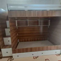 تخت ۲ طبقه سایز ۹۰×۲۰۰ بدون تشک|تخت و سرویس خواب|کردکوی, |دیوار