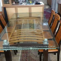 میز غذاخوری شش نفره sunnyhome ساخت مالزی