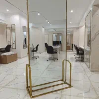 آینه قدی دوطرفه طلایی سالنی 80×180