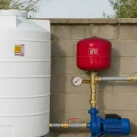 لوله کش نصب پمپ ساختمان ومخزن برق سیم کشی ساختمان