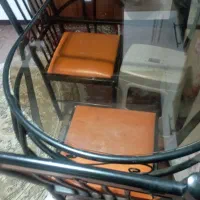 میز و صندلی ناهارخوری فلزی