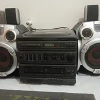 استریو گرام دو کاست رادیو دار با aux قدیمی|سیستم صوتی خانگی|اصفهان, ملکشهر|دیوار