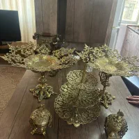ظروف پذیرایی برنجی