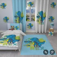 ۵۵ درصد آف ست پرده فرش رو تختی کودک  ۱۰۰۰طرح اقساط|پرده، رانر، رومیزی|مشهد, آزادشهر|دیوار