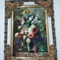 تابلو گل و گلدان