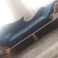 مبل۷نفره تمام چوب در حدنوشزلون داربا۱عددمیز