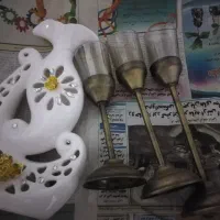 جا شمعی و گلدان
