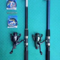 چوب ماهیگیری 3/60 با چرخ ماهی گیری نخ و قلاب آماده|ماهیگیری|تهران, بهار|دیوار