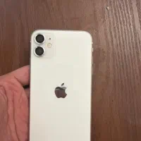 آیفون ۱۱ نرمال سفید 128 گیک zaa باطری فابریک