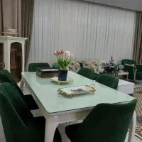 مبل ۸ نفره با غذاخوری ۶ نفره