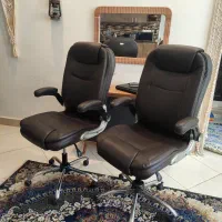 ۲ عدد صندلی مدیریتی شرکتی نو نو جکدار