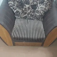 مبل چرم تک نفره