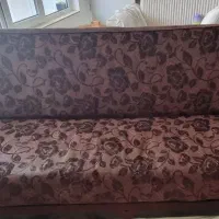 کاناپه تخت خواب شو که زیرش کمد