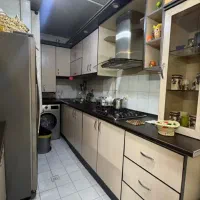 کابینت درب چوبی بدنه فلز