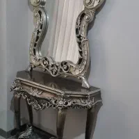 اینه وکنسول جلو مبلی ودوعدد میز عسلی|بوفه، ویترین، کنسول|چهاردانگه (تهران), |دیوار