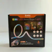 انواع ریسه نئون فلکسی هوشمند رنگی وارداتی|ریسه و چراغ تزئینی|اراک, |دیوار