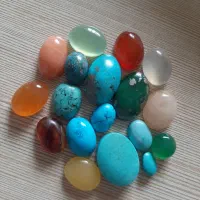 نگین.عقیق و فیروزه.