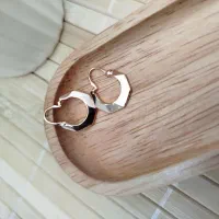 گوشواره روزمره ژوپینگ آبکاری طلا|بدلیجات|قم, در بهشت|دیوار