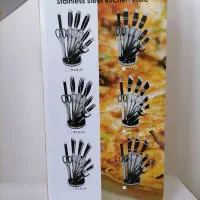 سرویس چاقوی آشپزخانه 9 پارچه برند یونیک|ظروف پخت‌وپز|بروجن, |دیوار