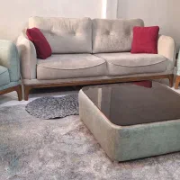 مبل راحتی ۵ نفره همراه پاف|مبلمان خانگی و میز عسلی|تهران, شهرک دریا|دیوار