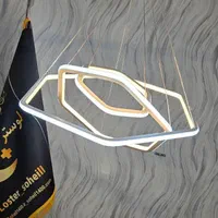 لوستر ۶گوش دوطرف نور|لوستر و چراغ آویز|فردیس, فردیس|دیوار