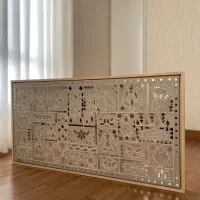 تابلو دکوراتیو لیپان آینه کاری نقاشی