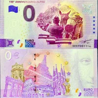 اسکناس صفریورو برشیا ایتالیا|کلکسیون سکه، تمبر، اسکناس|رشت, گلسار|دیوار