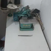 چرخ سردوز سه نخ پروانه با میز کار|چرخ خیاطی و ریسندگی|شراء, |دیوار