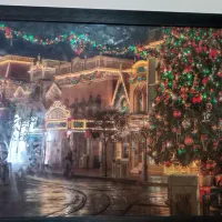 تابلو چراغ دار درخت کریسمس سالم