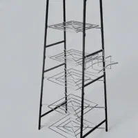 جا کتی مشکی و استیل جا لباسی|صنایع دستی و سایر لوازم تزئینی|مشهد, مصلی (کارمندان اول)|دیوار