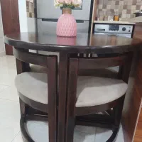 مبل ال کاژو ۷نفره با جلو مبلی و میز غذا خوری ۴نفره|مبلمان خانگی و میز عسلی|کوچصفهان, |دیوار