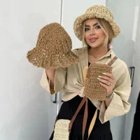 کیف و کلاه دست بافت