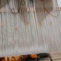 تابلوفرش نیمه کاره به همراه وسایل و دار|تابلو فرش|رشت, یخسازی|دیوار