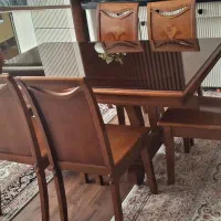 میز نهارخوری ۶ نفره چوبی وارداتی