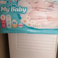 دو بسته پوشک مای بیبی سایز 1 به قیمت قدیم