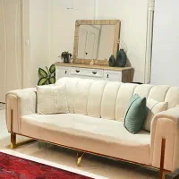 مبل صدفی سفید|مبلمان خانگی و میز عسلی|تهران, جوادیه|دیوار