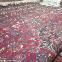 فرش دستباف 12 متری  دوخت گل قرمز