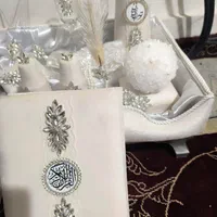 ست بله برون و تور قند ساب عقد و قند ساب عقد|صنایع دستی و سایر لوازم تزئینی|فیروزآباد (فارس), |دیوار