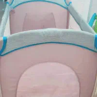 تخت پارک ترک با تشک تعویض و پشه بند|اسباب و اثاث بچه|تهران, شهرک گلها|دیوار