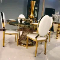 صندلی تسمه ای و میز تالار