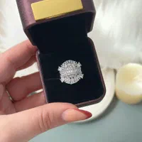 گوشواره و انگشتر نقره روکش طلا عیار925آب طلا کد030|بدلیجات|تبریز, |دیوار