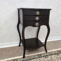 میز تلفن چوبی