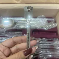 فروش سرویس قاشق چنگال ۱۸پارچه اصل استیل