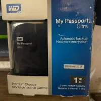 هارد اکسترنال یک‌ترابایت‌ WD my passport ultra