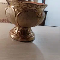 جامیوه ای طلایی تزئینی بزرگ|ظروف سرو و پذیرایی|نورآباد, |دیوار