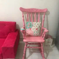 صندلی راک صورتی