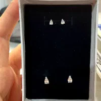 گوشواره میخی نقره ۹۲۵|جواهرات|کرمانشاه, |دیوار