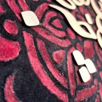 تابلو خط و مخمل|تابلو، نقاشی، عکس|کرج, کوی کارمندان شمالی|دیوار