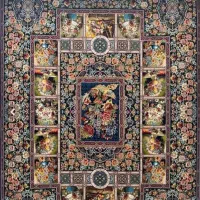 قالی طرح باغ ارم